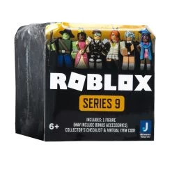 JAZWARES Roblox Sammelfiguren Im Mystery Würfel Schwarz Golden Serie 9 ROG0197