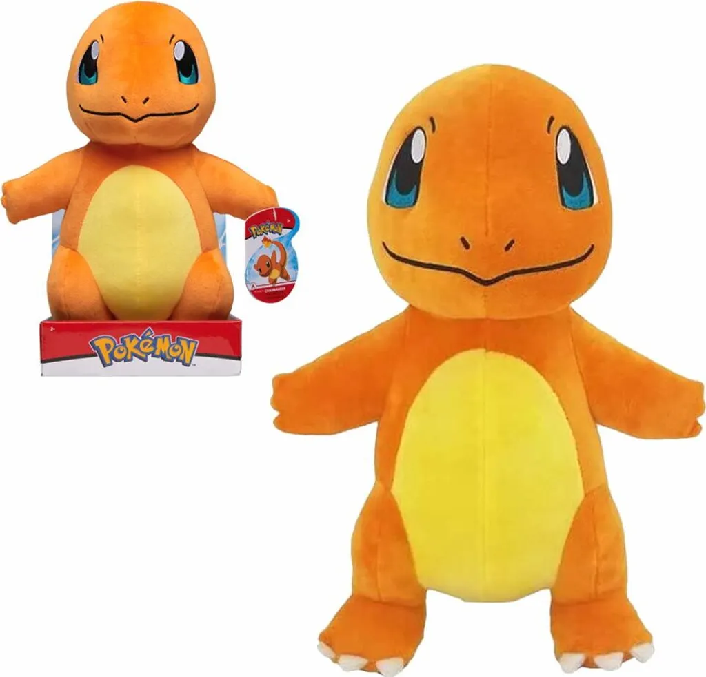 JAZWARES Pokemon - Plüschfigur (30cm) , Charakter :Glumanda – Bild 16