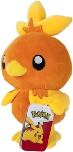 JAZWARES Pokemon - Plüschfigur - Flemmli (20cm) Kuscheltier Stofftier Plüschtier Torchic