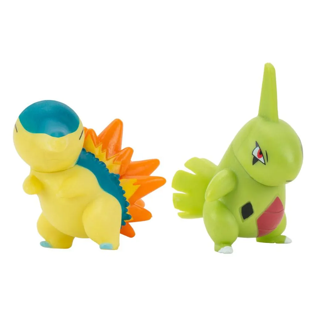 JAZWARES Pokémon Battle Figuren Wave 10 (5 Bis 8 Cm), Charakter :Larvitar + Feurigel – Bild 4