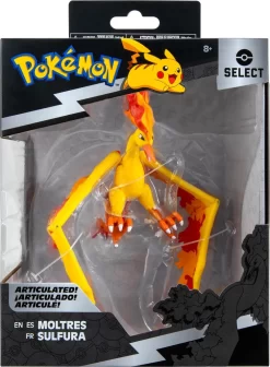 Jazwares PKW2416 Pokémon Epische Kampf-Figur Beweglich Ca. 20cm - Moltres