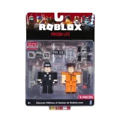 JAZWARES Roblox Mix & Match 2 Figuren Mit Zubehör - Prison Life 10741