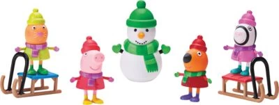 JAZWARES Peppa Pig Schlittenfahrt