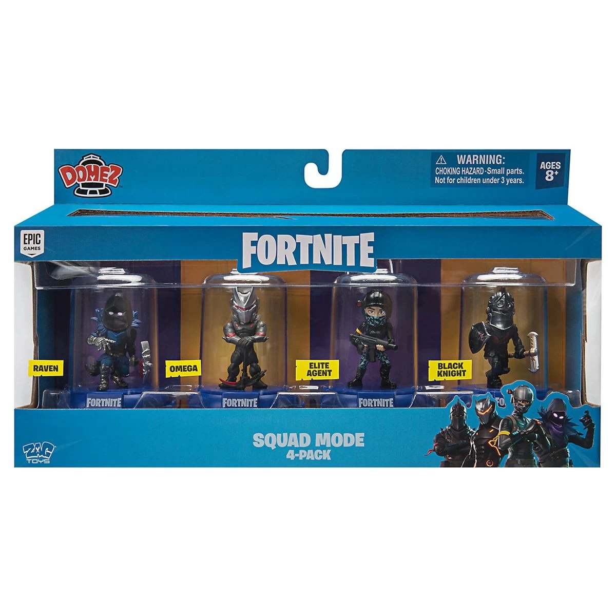 Jazwares DMZ0170 - Sammelfiguren, 4er-Pack, 6 Cm, Squad Mode