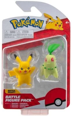Jazwares PKW0139 - Battle Figure Pack - Endivie & Pikachu