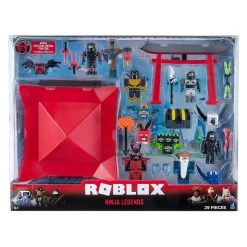 Jazwares ROB0497 - Ninja Legends Deluxe Spielset Mit 6 Actionfiguren