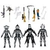 Jazwares FNT1018 - Schädel Squad, 4er-Pack Actionfiguren