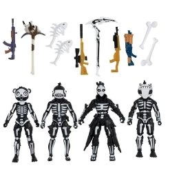 Jazwares FNT1018 - Schädel Squad, 4er-Pack Actionfiguren