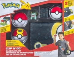 JAZWARES Pokémon - Bandolier Set - Wiederball, Pokeball & Bisasam #3