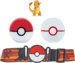 JAZWARES Pokémon - Clip'n'Go Poké Gürtel Set - Pokeball, Premierball & Glumanda #1