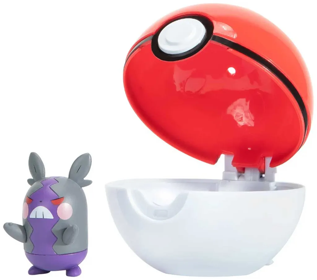 JAZWARES Pokémon - Clip'n Go Set Wave 10, Charakter :Morpeko (Hangry) + Pokéball – Bild 4