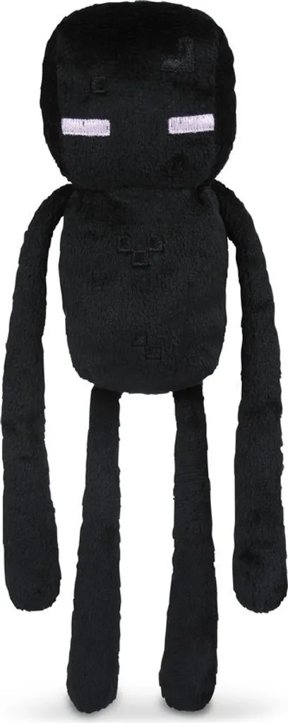 JAZWARES Minecraft Plüschtiere 6er Set - Plüsch - Spielzeug - Spider/Enderman/Creeper/Schwein/Tintenfisch/Katze - Ca. 22 Cm – Bild 2