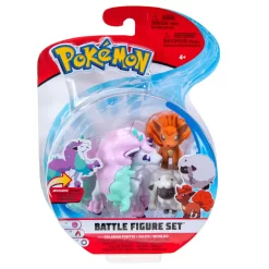 JAZWARES FIGUR POKEMON BATTLE 3PACK WOLLY,VULPIX,GALAR - Fanartikel