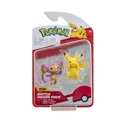 Jazwares PKW2635 Pokemon Battle Figuren Pack - Griffel + Pikachu