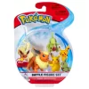 JAZWARES FIGUR POKEMON BATTLE 3PACK WEI.PIKACHU,LARVI,FLAMA - Fanartikel