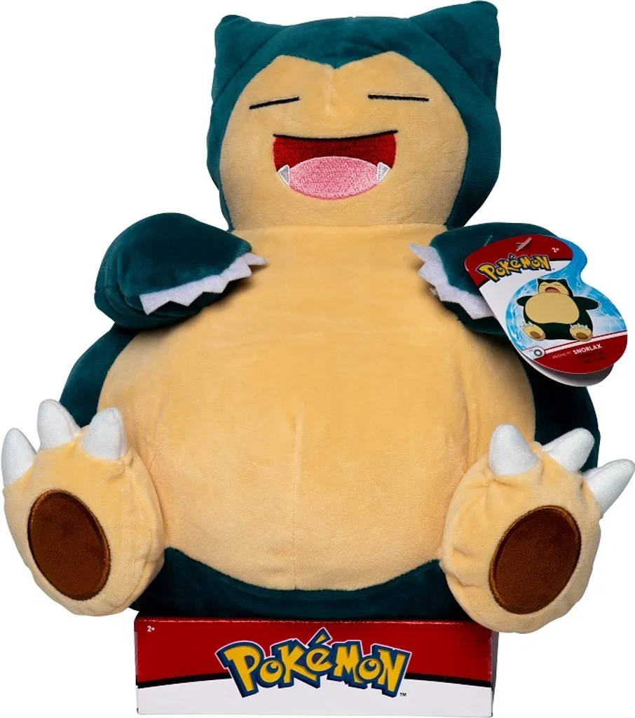JAZWARES Pokemon - Plüschfigur - Wave 6 (30cm) , Charakter :Relaxo – Bild 4