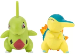 JAZWARES Pokémon Battle Figuren Wave 10 (5 Bis 8 Cm), Charakter :Larvitar + Feurigel
