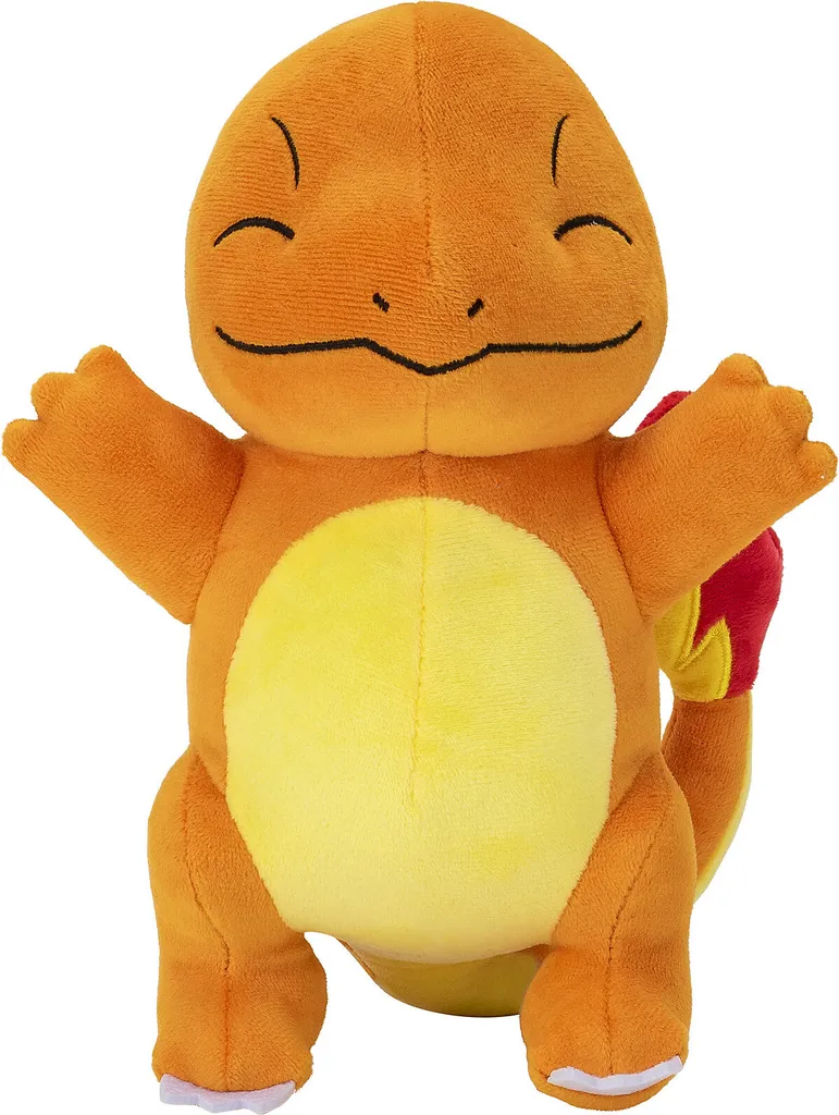 Jazwares Spielwaren Pokémon - Plüsch Glumanda, 20 Cm Kuscheltiere Teddies & Plüschfiguren