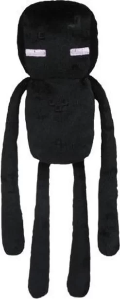 JAZWARES Enderman Minecraft Plüsch | Plüsch | 18CM | Teleportieren | Enderperle | Stefan | Minecraft Grundgestein | Minecraft-Dungeons | Blockspiel | TNT | Taschenausgabe