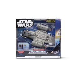 Jazwares Star Wars Micro Galaxy Squadron Fahrzeug Mit Figuren Razor Crest 20 Cm JAZSWJ0021