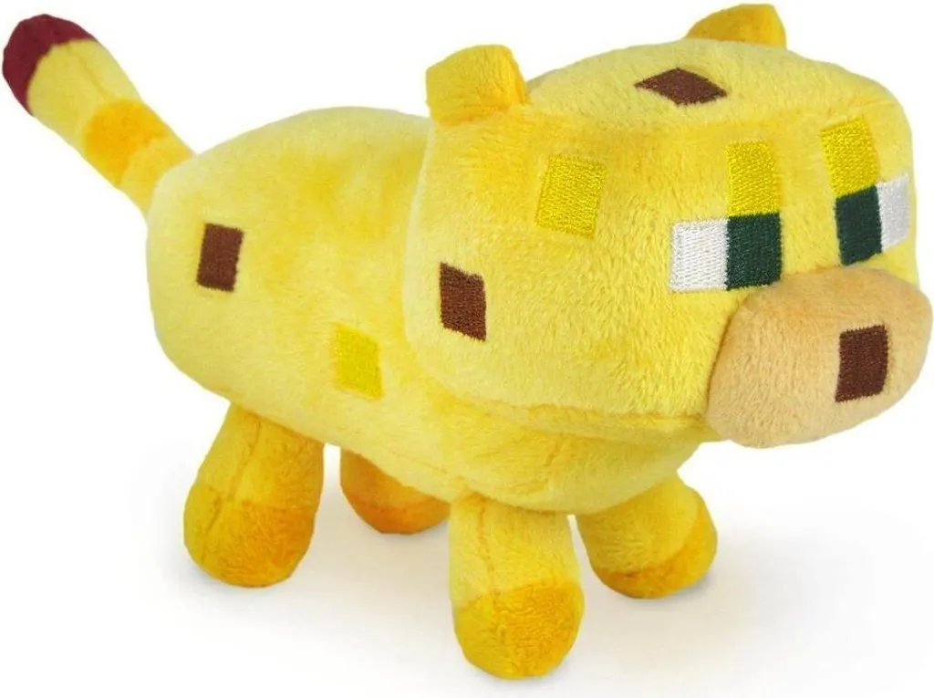 JAZWARES Minecraft Plüschtiere 6er Set - Plüsch - Spielzeug - Spider/Enderman/Creeper/Schwein/Tintenfisch/Katze - Ca. 22 Cm – Bild 6
