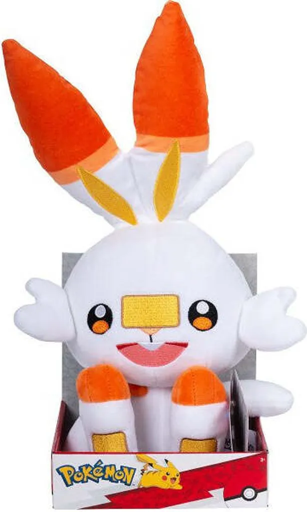 JAZWARES Pokemon - Plüschfigur - Wave 7 (30cm) , Charakter :Hopplo – Bild 2