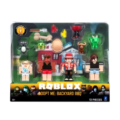 JAZWARES Roblox Mix & Match 4 Figuren Mit Viel Zubehör - Adopt Me: Backyard BBQ ROG0190