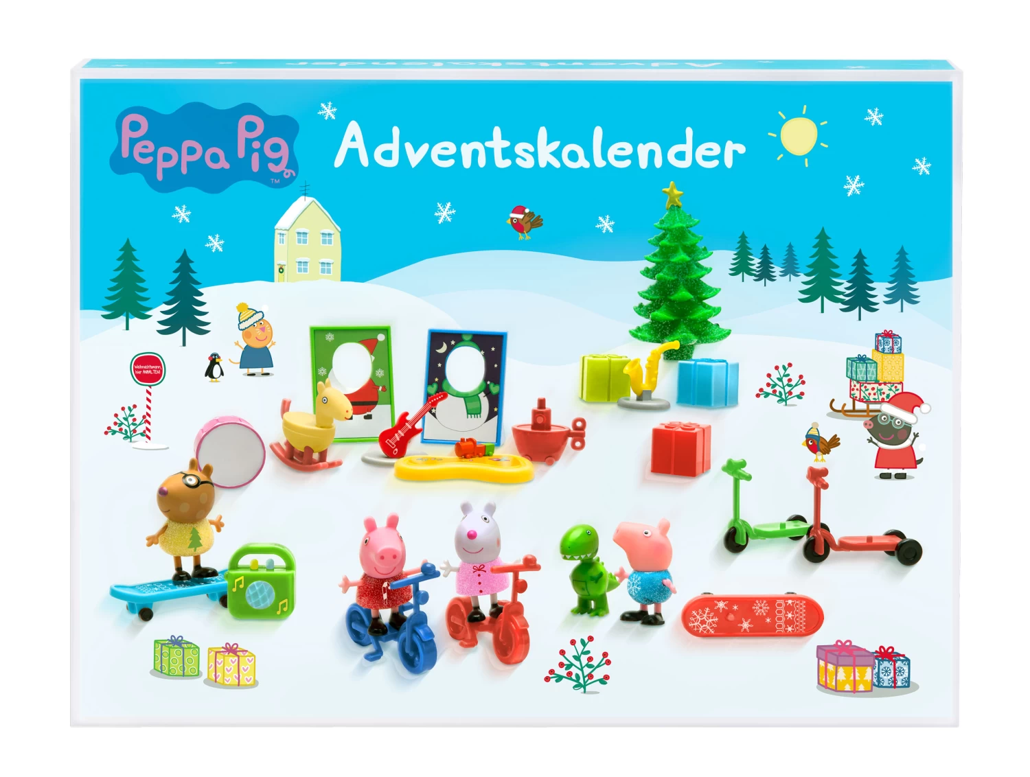 Jazwares Pep0658 Peppa Pig Wutz Adventskalender Countdown Bis Weihnachten