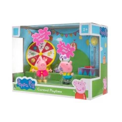 JAZWARES Peppa Pig Spielset Jahrmarkt Spaß Mit 2 Figuren Und Zubehör PEP0668