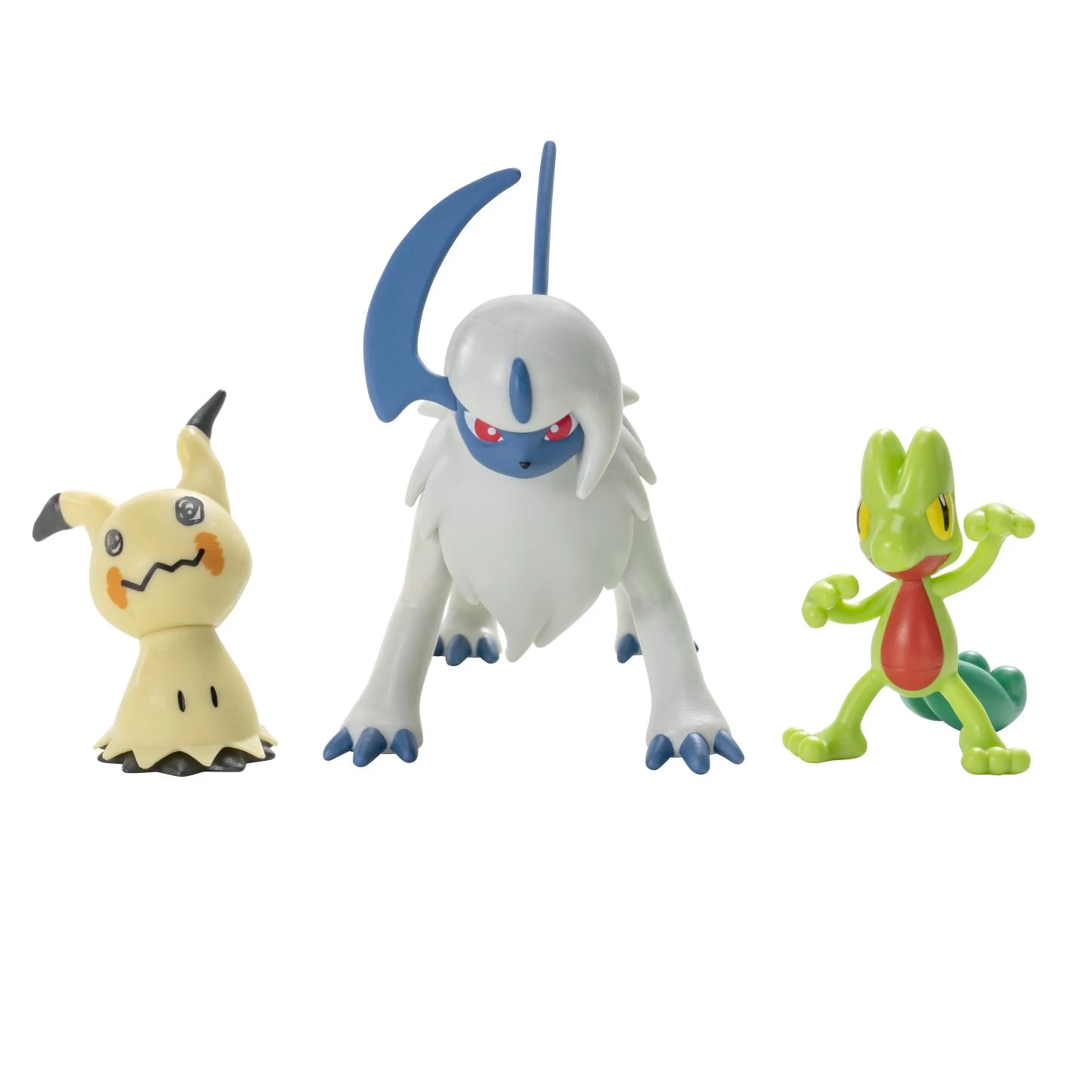Jazwares PKW2679 Pokemon Battle Figuren 3er Set - Geckarbor+Mimigma+Absol – Bild 2