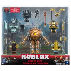 JAZWARES Roblox Mix & Match - Dungeon Quest: Fusion Goliath Throwdown ROB0496
