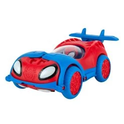 JAZWARES Spider-Man Spidey Amazing Friends 2-in-1 Fahrzeug Mit Flugzeug SNF0080