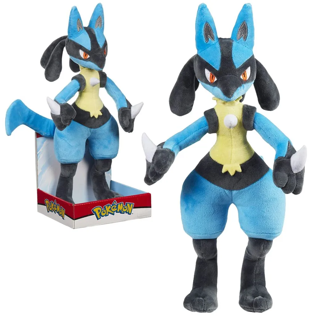 JAZWARES Pokemon - Plüschfigur - Wave 7 (30cm) , Charakter :Lucario – Bild 12