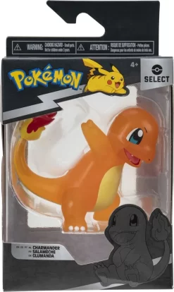 Jazwares PKW2405 Pokemon Select Battle Figur - Glumanda Translucent
