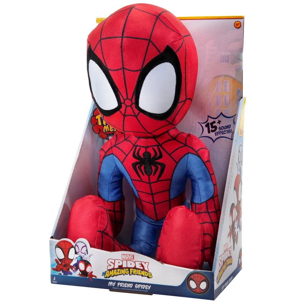 Jazwares Spielwaren Spidey - Funktions-Plüsch - Mein Freund Spidey (deutsch) Funktionsplüsch Teddies & Plüschfiguren Merchandisebf Pcmerch – Bild 2