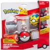 JAZWARES Pokemon Clip 'N' Go Poké Ball Belt Set SCORBUNNY