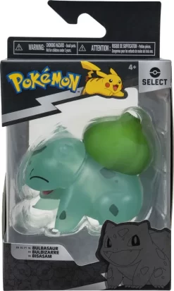 Jazwares PKW2403 Pokemon Select Battle Figur - Bisasam Translucent