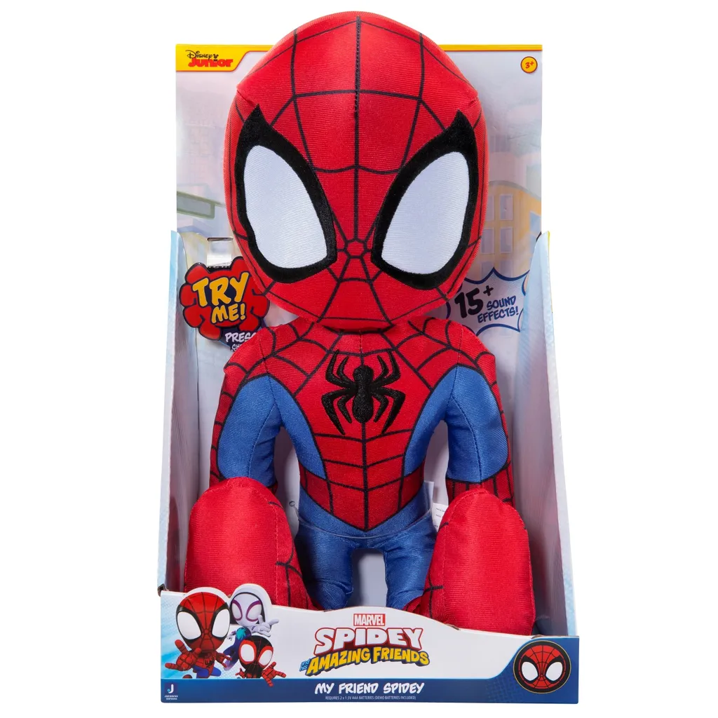 Jazwares Spielwaren Spidey - Funktions-Plüsch - Mein Freund Spidey (deutsch) Funktionsplüsch Teddies & Plüschfiguren Merchandisebf Pcmerch – Bild 5