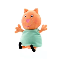 JAZWARES Peppa Wutz - Plüschfigur Mit Sound (15cm), Charakter :Molly Mieze