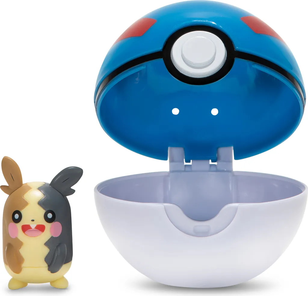 JAZWARES Pokémon - Clip´n Go - Morpeko & Superball – Bild 2