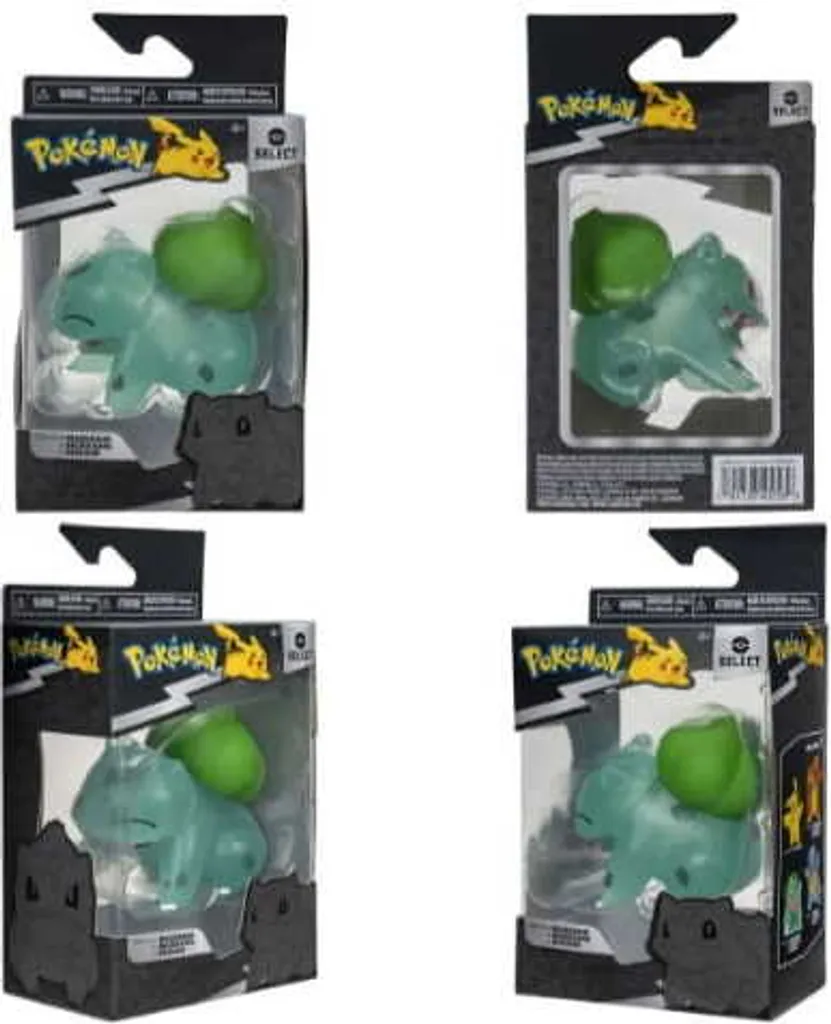 Jazwares PKW2403 Pokemon Select Battle Figur - Bisasam Translucent – Bild 4